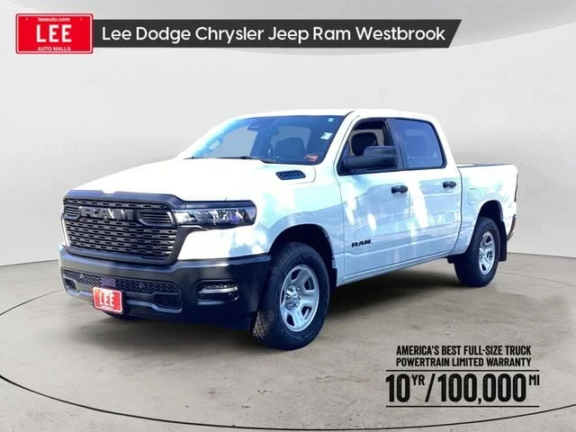 New 2026 Bright White Clearcoat Ram TRADESMAN CREW CAB 4X4 5