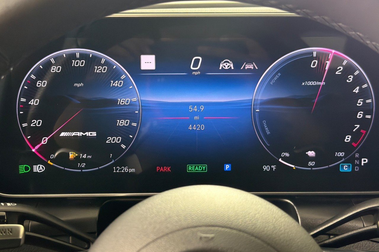 Certified Used 2025 Polar White Mercedes-Benz AMG® GLC 63 S E Performance image 24