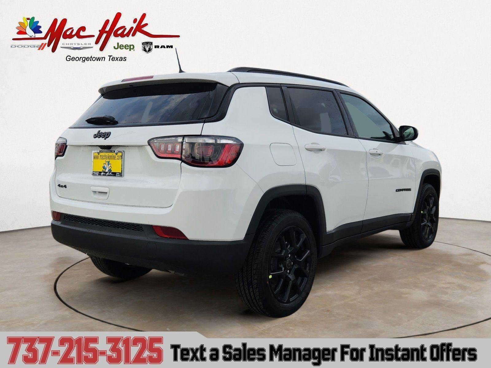New 2026 Bright White Clear-Coat Exterior Paint Jeep Latitude Altitude image 5