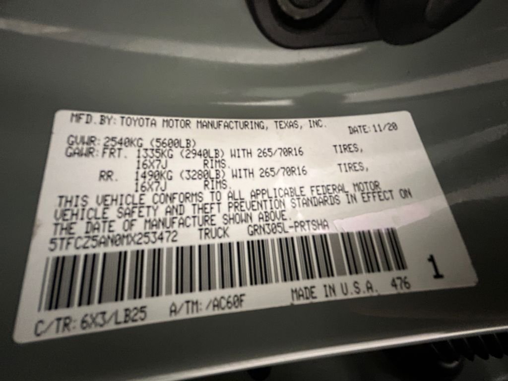 Used 2021 Gray Toyota TRD Pro image 20