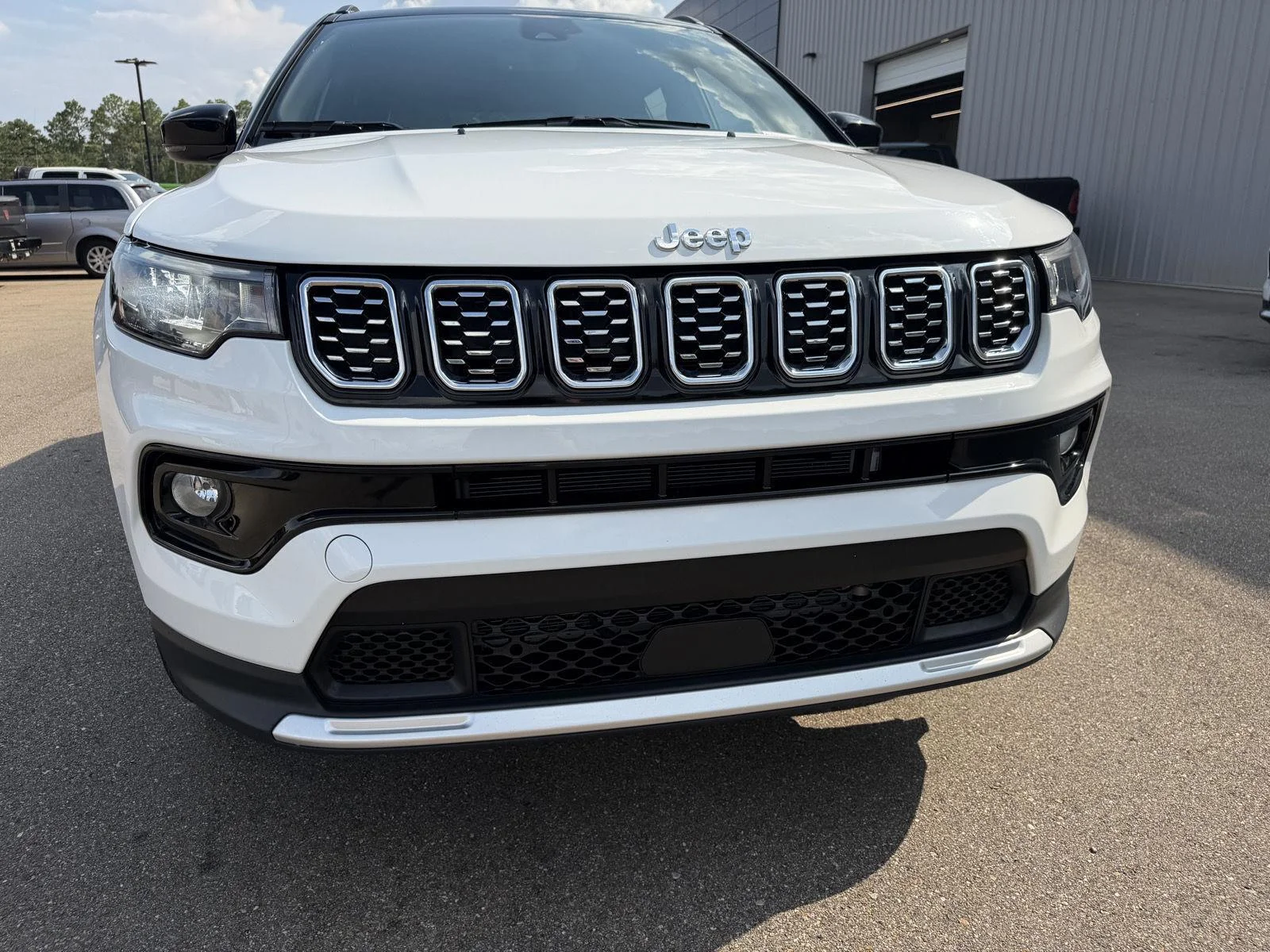 Used 2025 Bright White Clearcoat Jeep Limited image 23