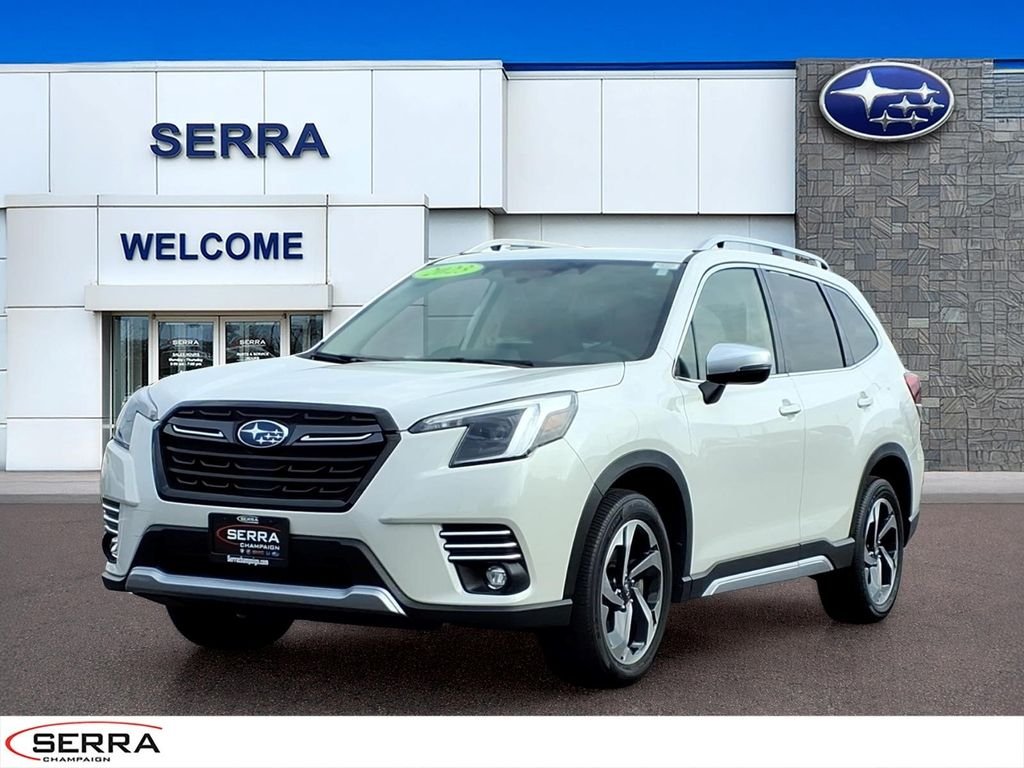 Certified Used 2023 Crystal White Pearl Subaru Touring image 1