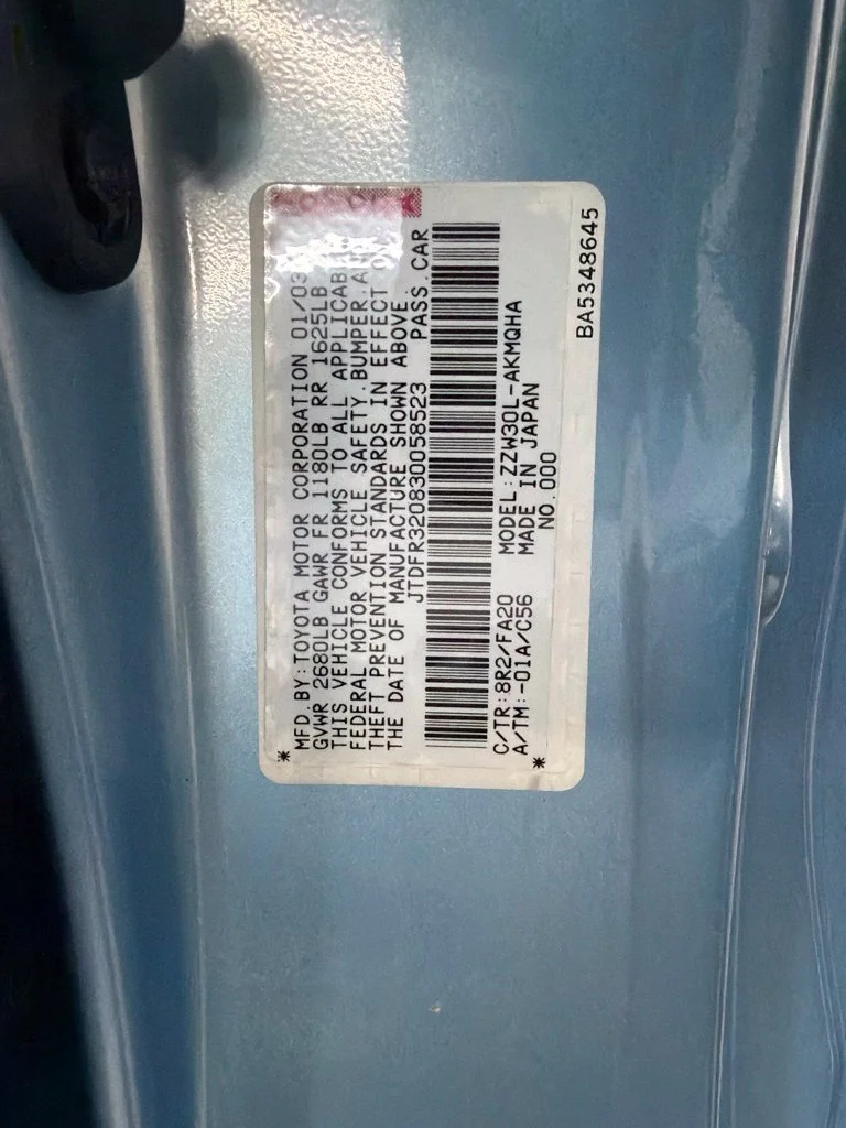 Used 2003 Blue Toyota Base image 33