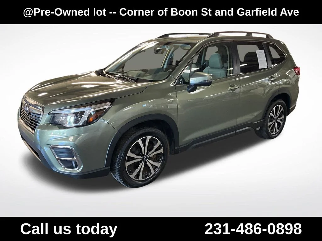 Used 2021 Green Subaru Limited image 1