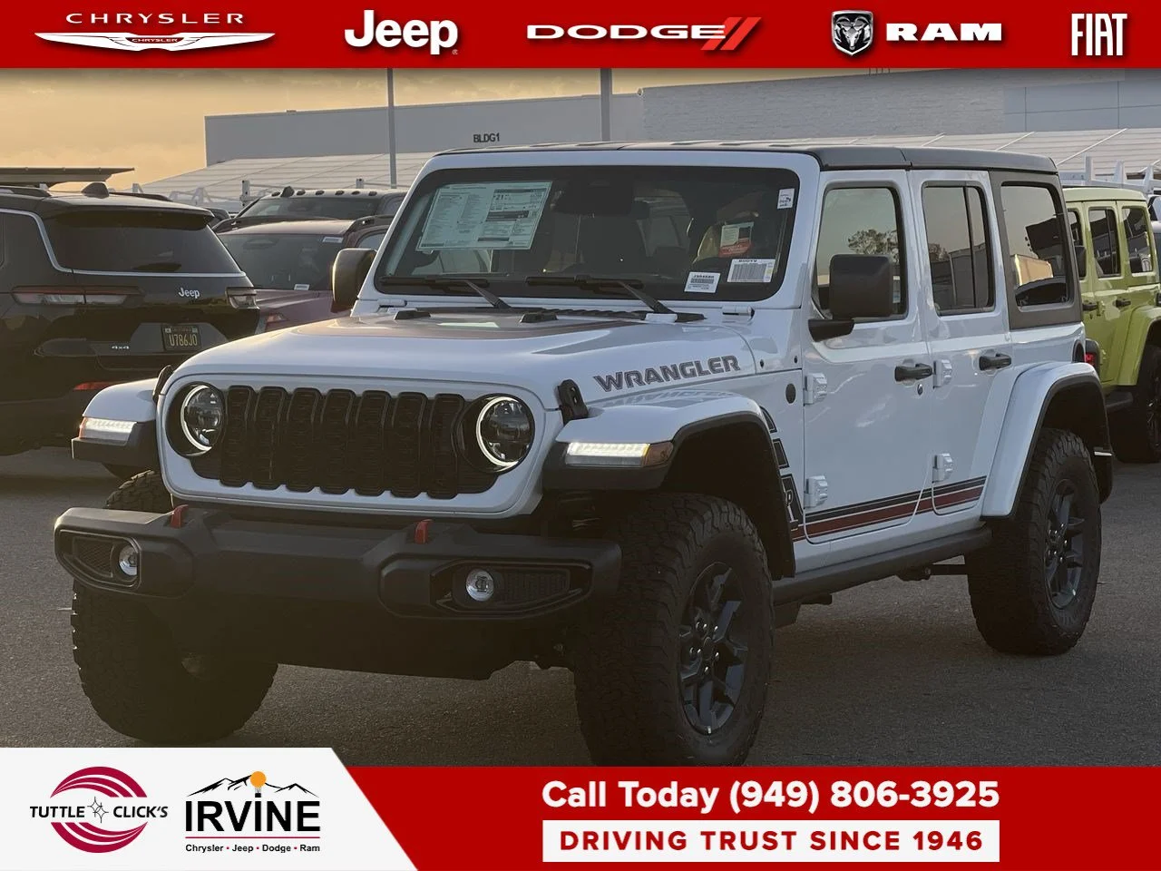 New 2026 Bright White Clear-Coat Exterior Paint Jeep America 250 image 7