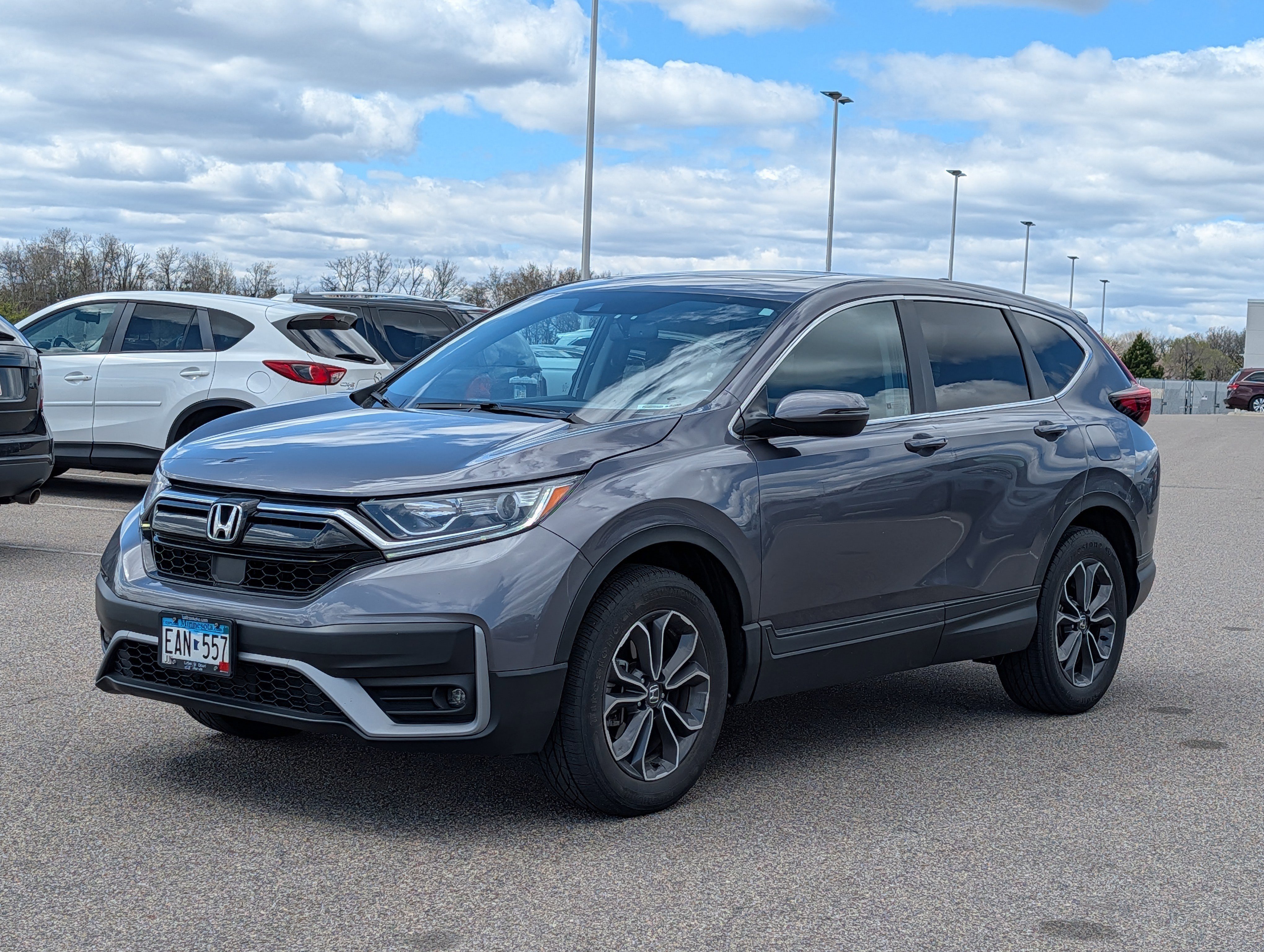 Used 2020 Honda CR-V EX-L with VIN 5J6RW2H86LL007897 for sale in Waite Park, Minnesota