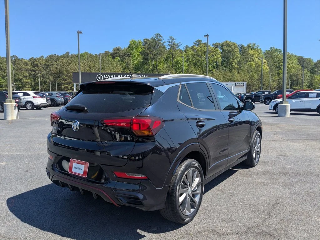 Used 2021 Dark Moon Blue Metallic Buick Preferred image 5