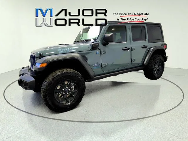 Used 2025 Gray Jeep Willys 4xe image 4