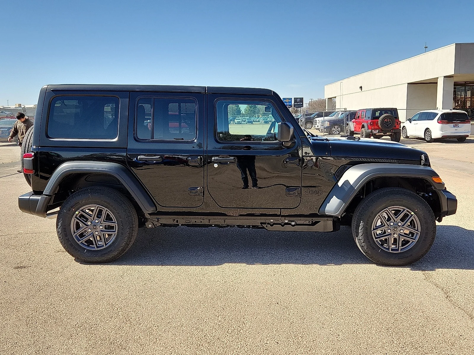 New 2026 Black Clear-Coat  Paint Jeep 4-DOOR SPORT S image 5