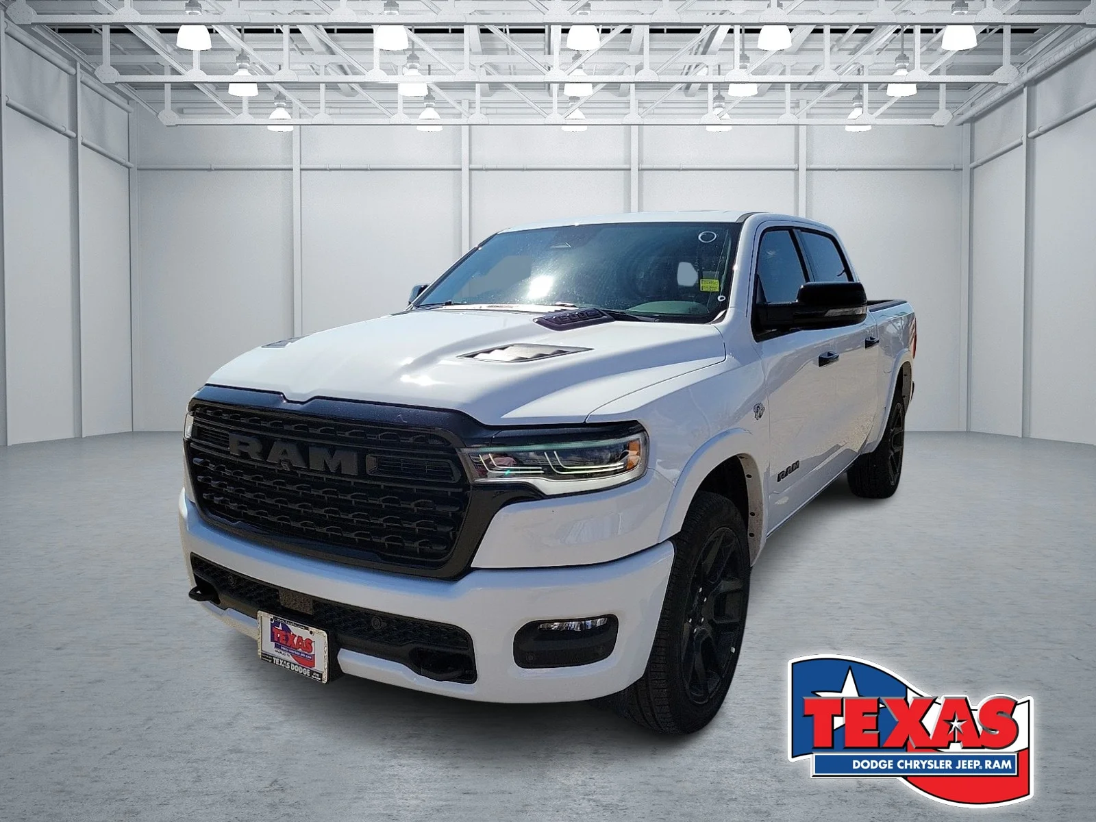 New 2026 Bright White Ram LIMITED CREW CAB 4X4 5