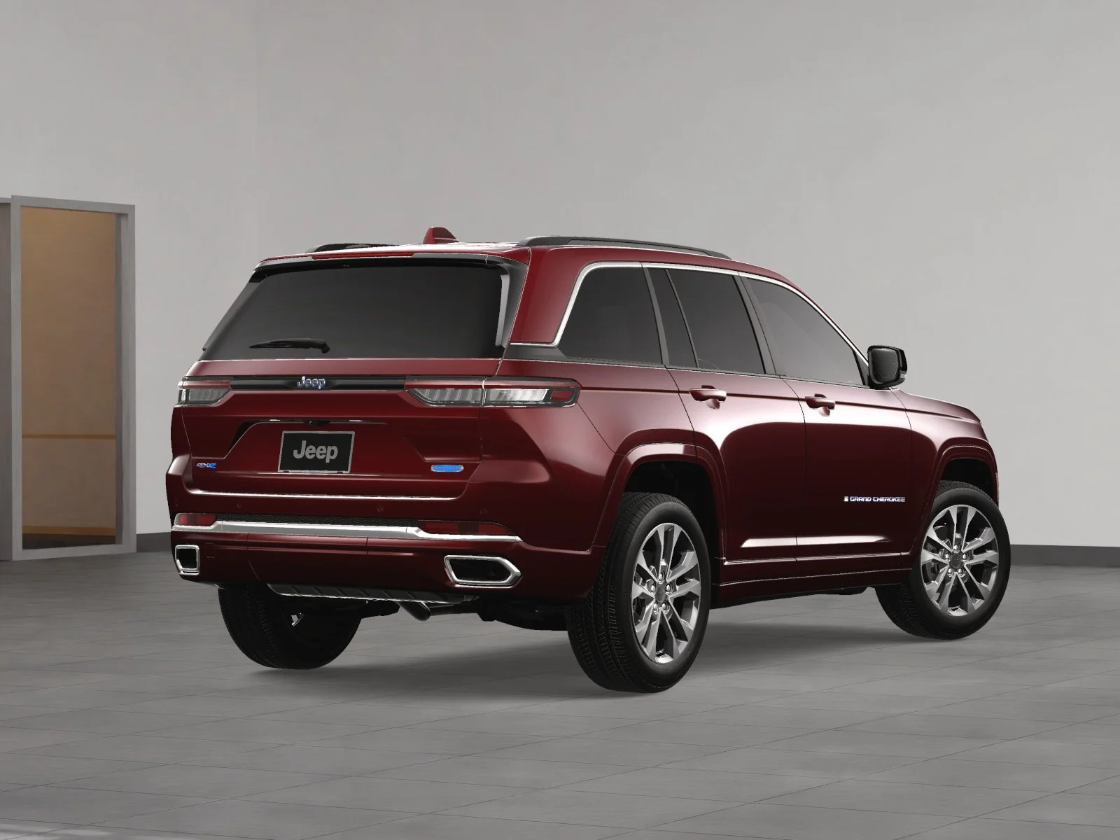 New 2024 Velvet Red Pearl-Coat Exterior Paint Jeep Overland 4xe image 36