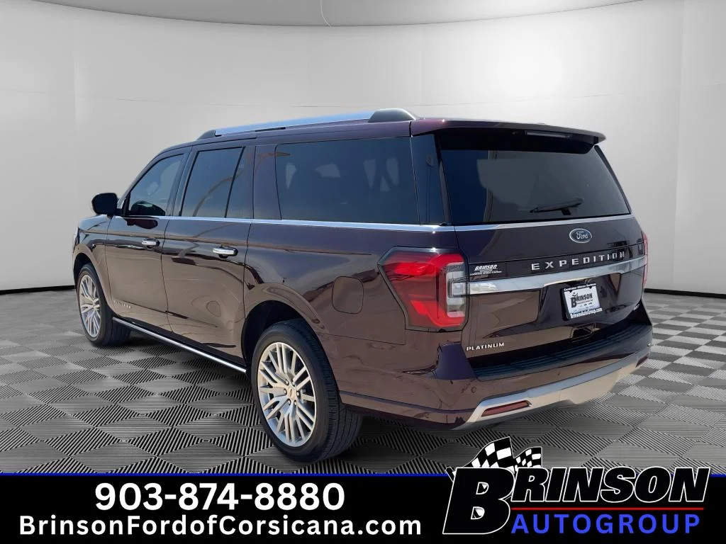 Used 2024 Jewel Red Metallic Tinted Clearcoat Ford Platinum image 5