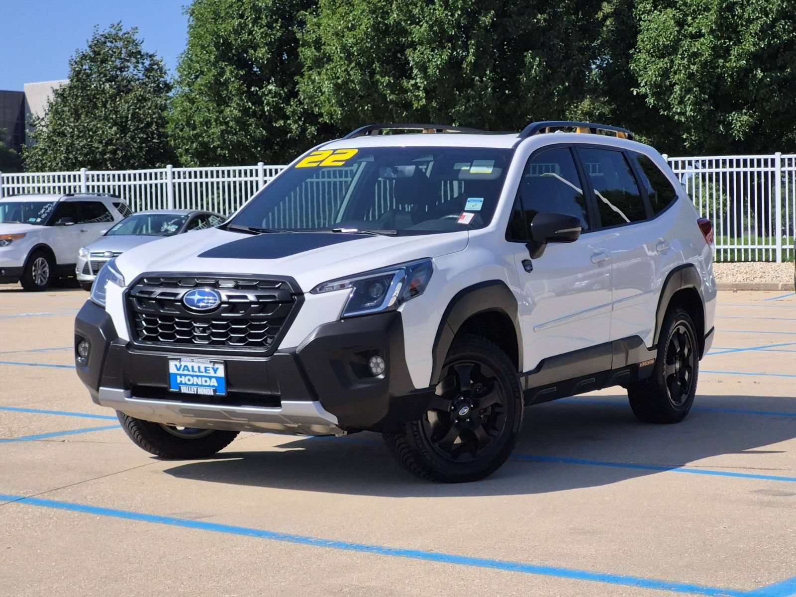 Used 2022 Crystal White Pearl Subaru Wilderness image 2