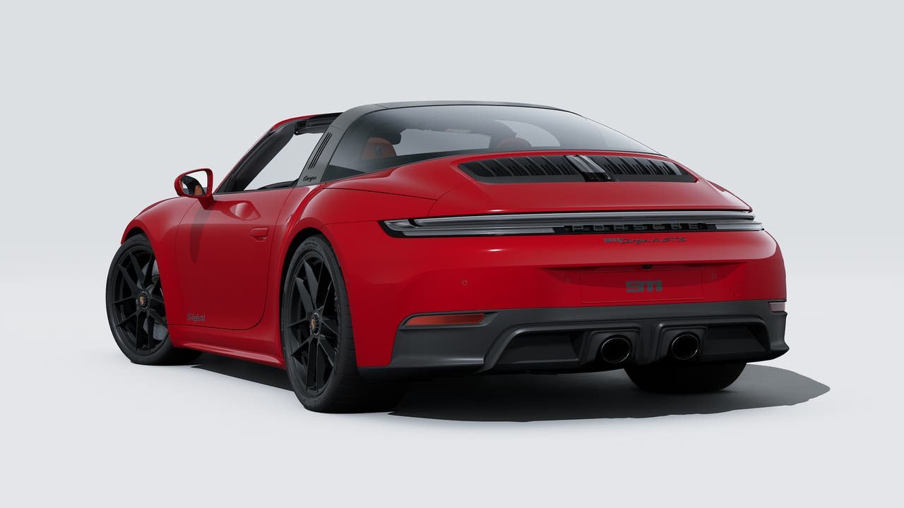 New 2026 Carmine Red Porsche Targa 4 GTS image 3