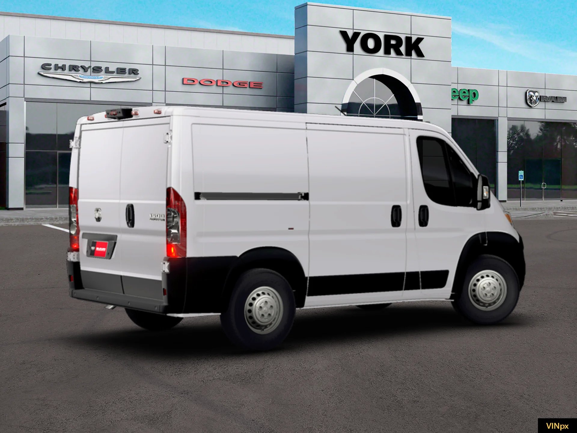 New 2026 Bright White Clear-Coat Exterior Paint RAM Tradesman image 20