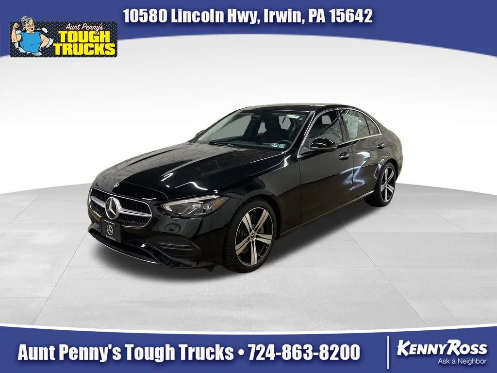 Used 2022 Black Mercedes-Benz C 300 image 1