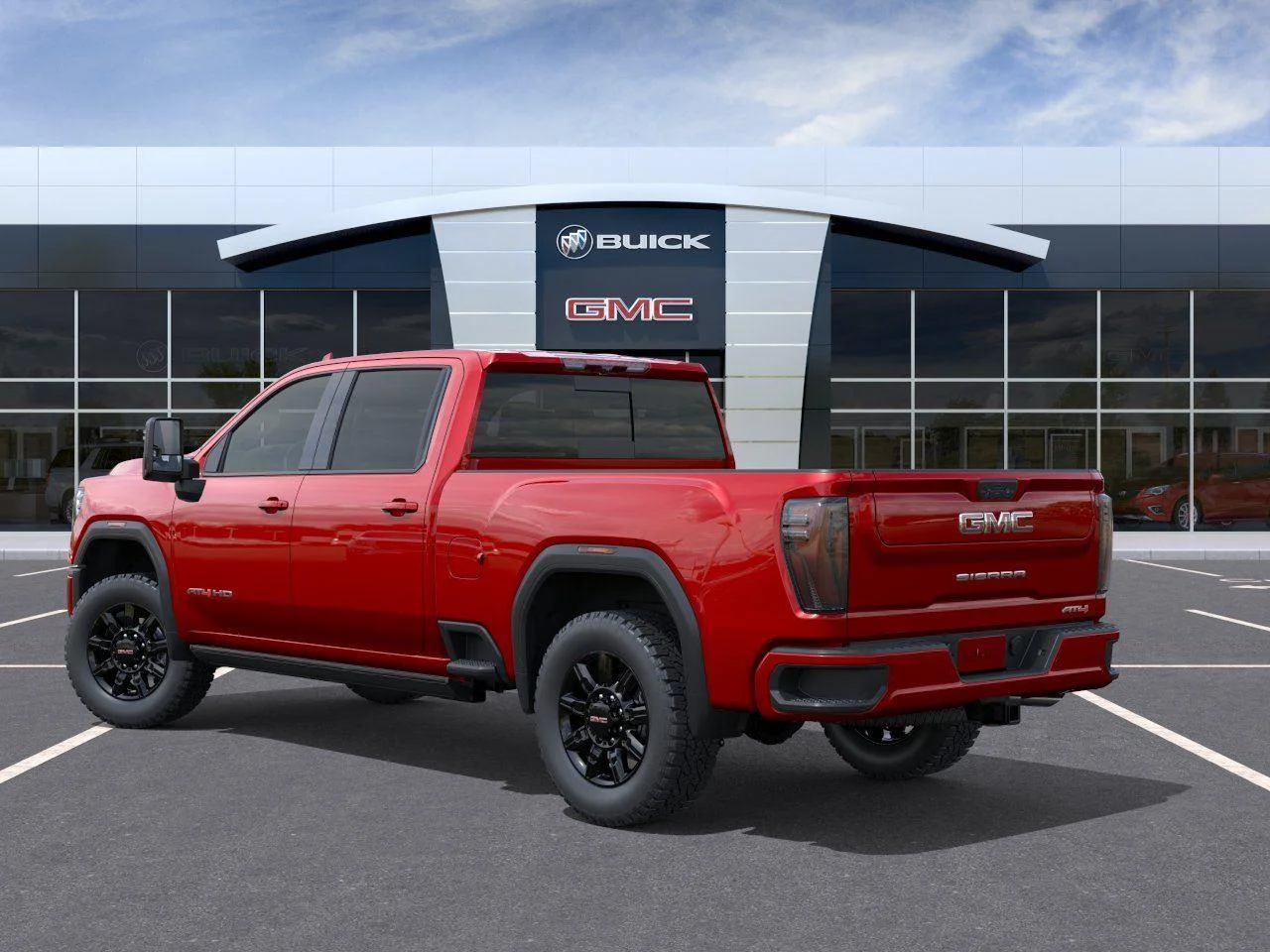 New 2026 Volcanic Red Tintcoat GMC AT4 image 3