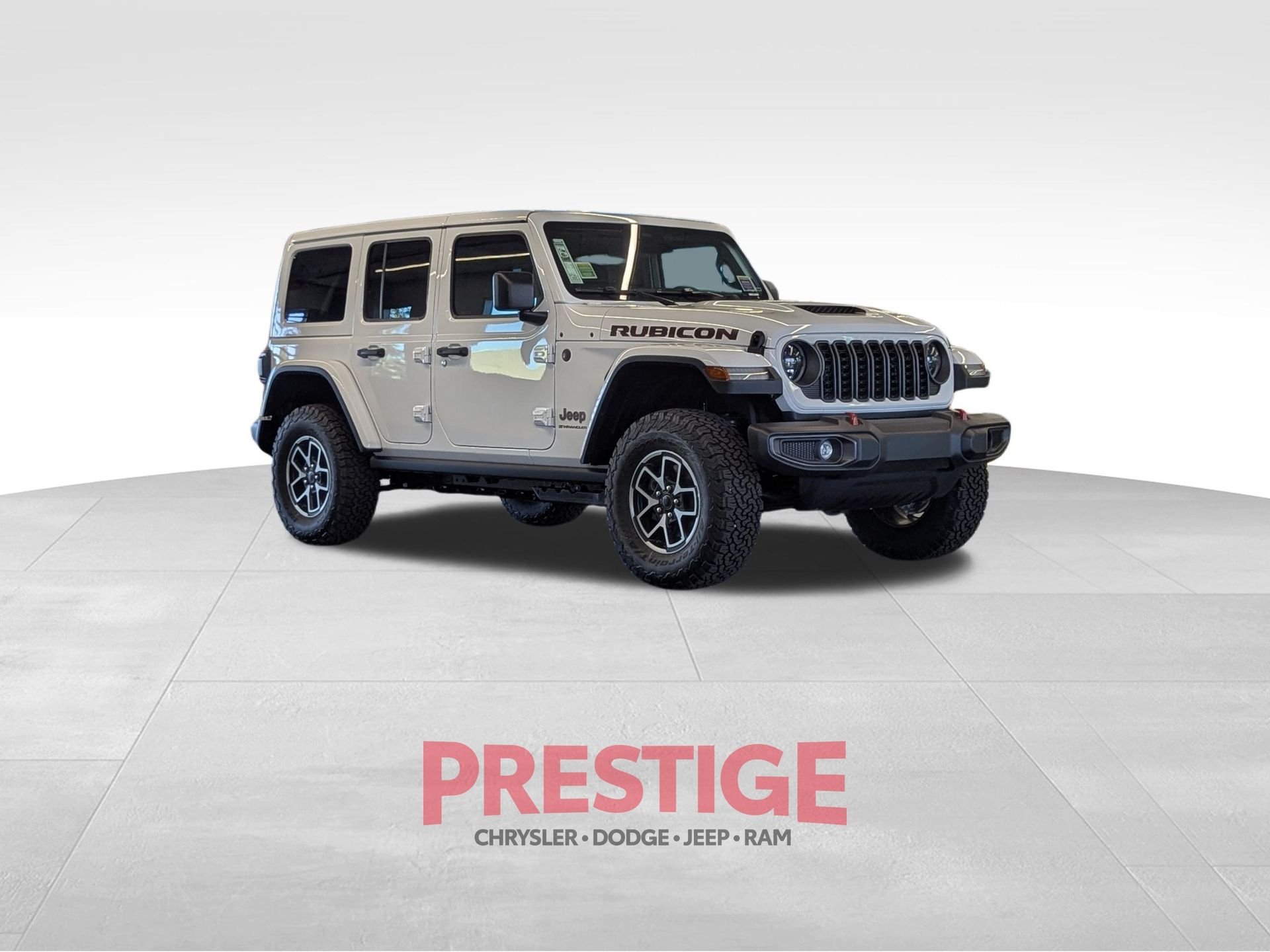 New 2026 Bright White Clearcoat Jeep Rubicon image 3