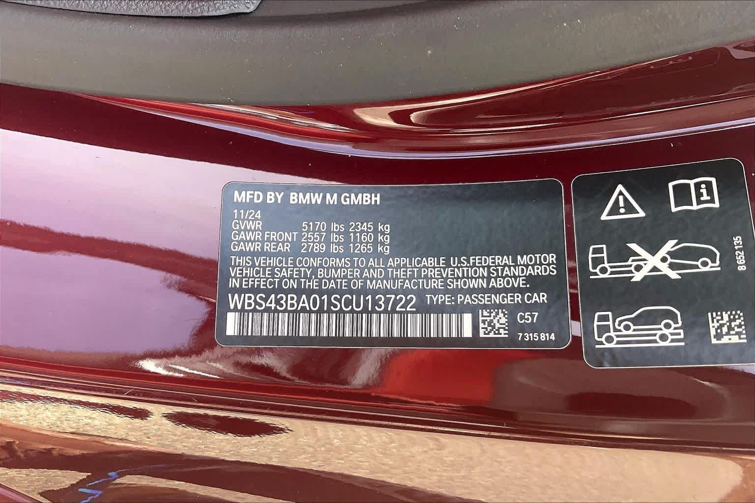 Used 2025 Aventurin Red Metallic BMW Competition xDrive image 18