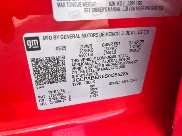Used 2025 Red Hot Chevrolet Custom image 14