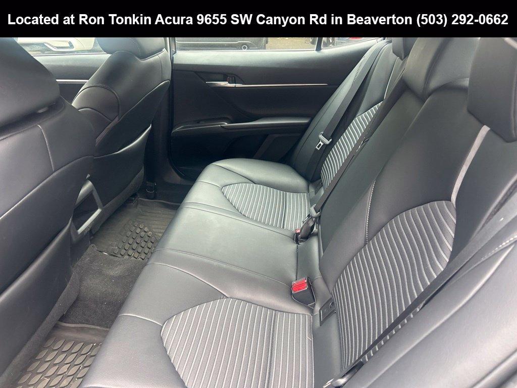 Used 2021 Midnight Black Metallic Toyota SE image 8