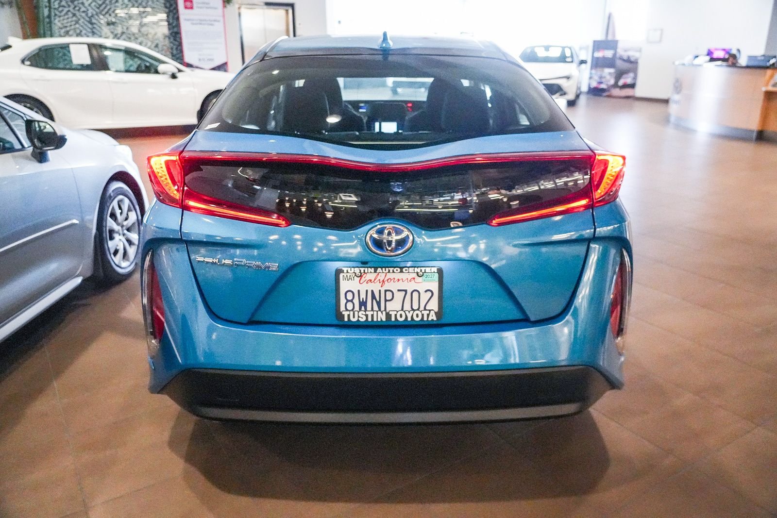 Certified Used 2021 Blue Toyota LE image 7
