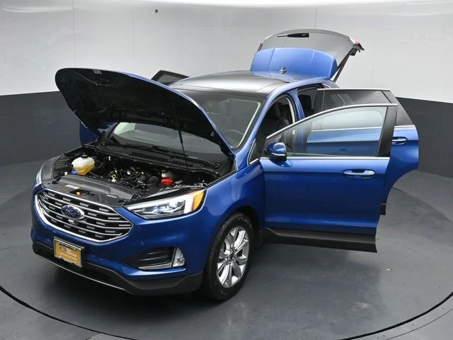 Certified Used 2024 Atlas Blue Metallic Ford Titanium image 55