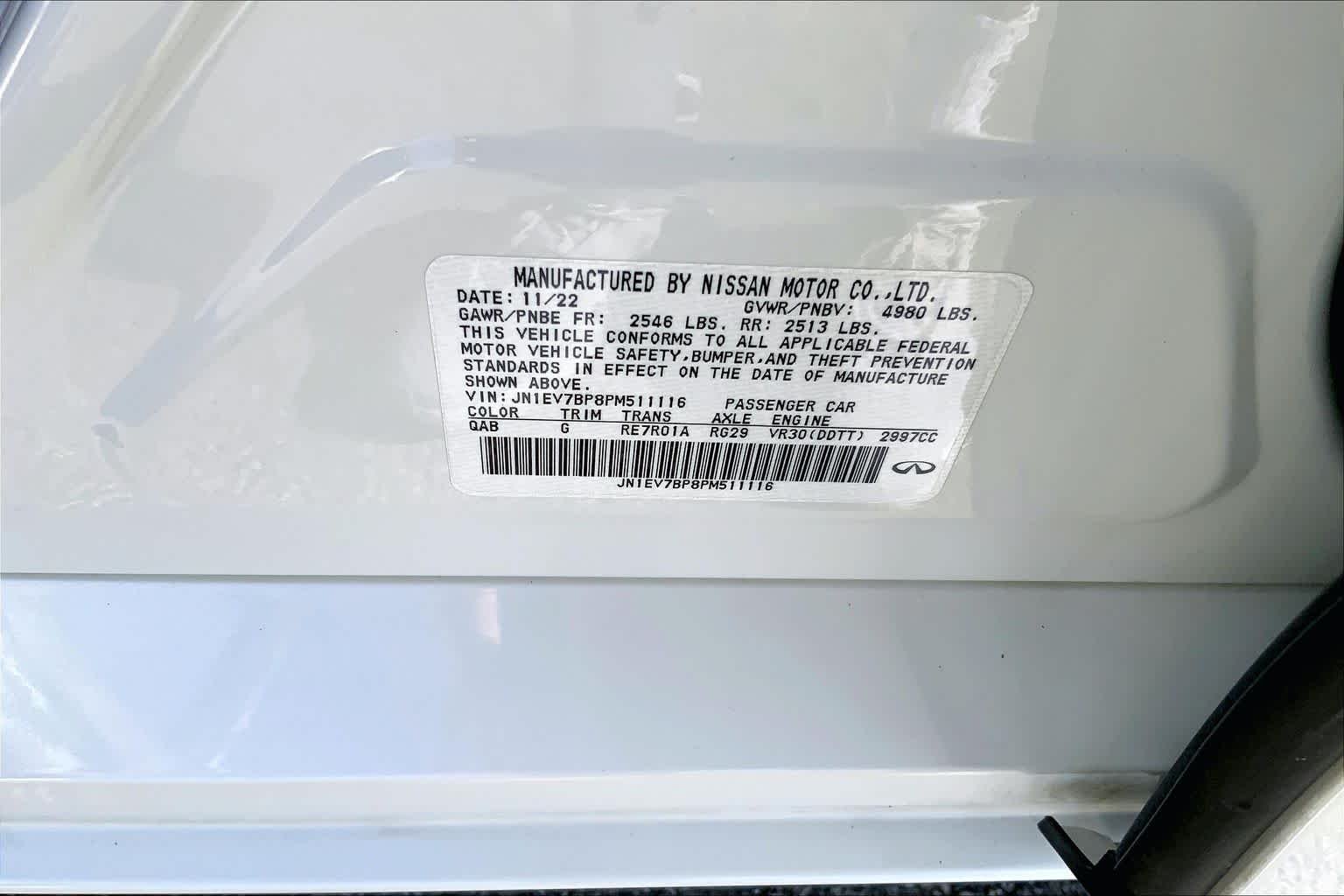 Used 2023 Majestic White INFINITI LUXE image 34