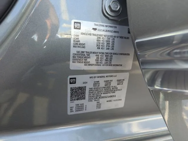 Used 2025 Sterling Gray Metallic Chevrolet High Country image 35