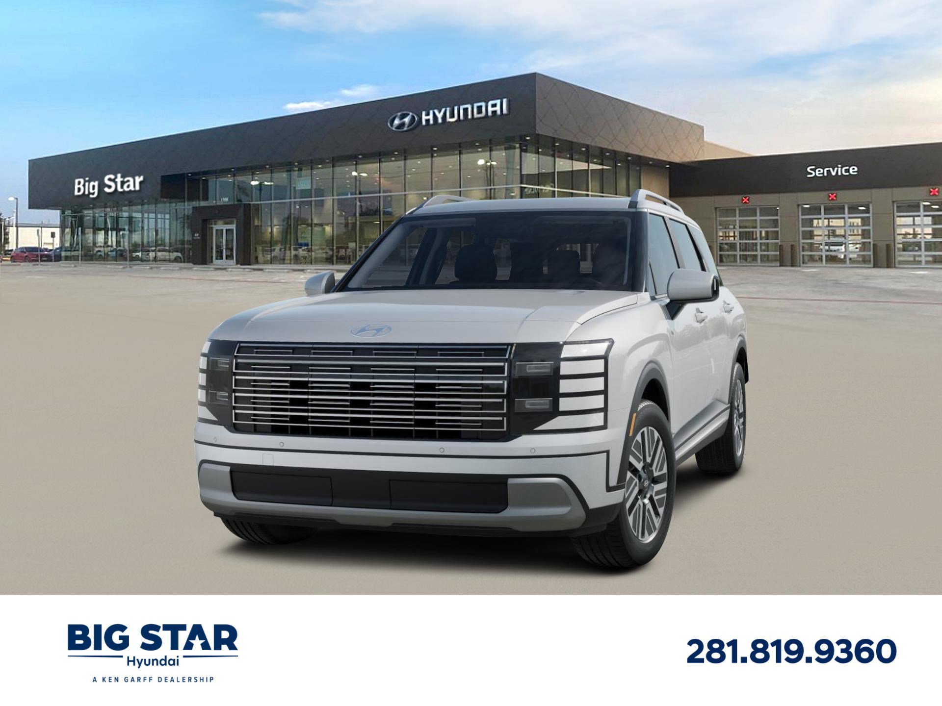 2026 Hyundai Palisade Blue SEL 8 Passenger Hybrid FWD's photo