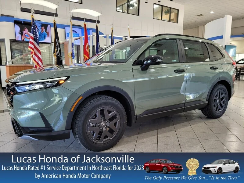 New 2026 Ash Green Metallic Honda TRAILSPORT AWD image 1