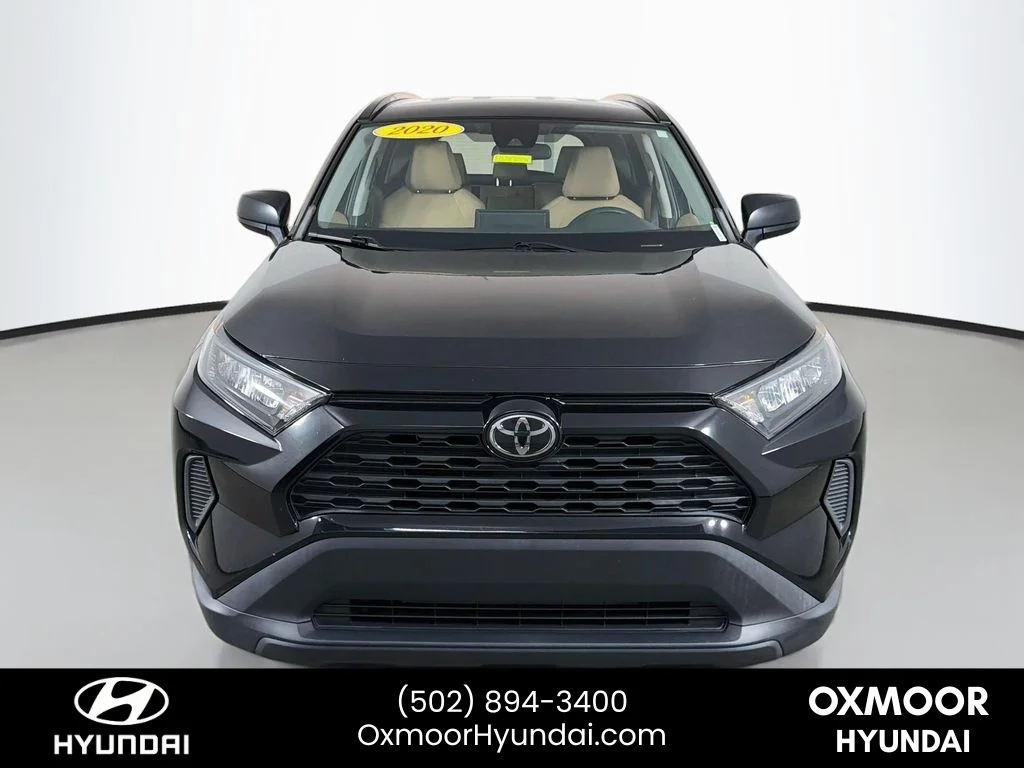 Used 2020 Midnight Black Metallic Toyota LE image 2