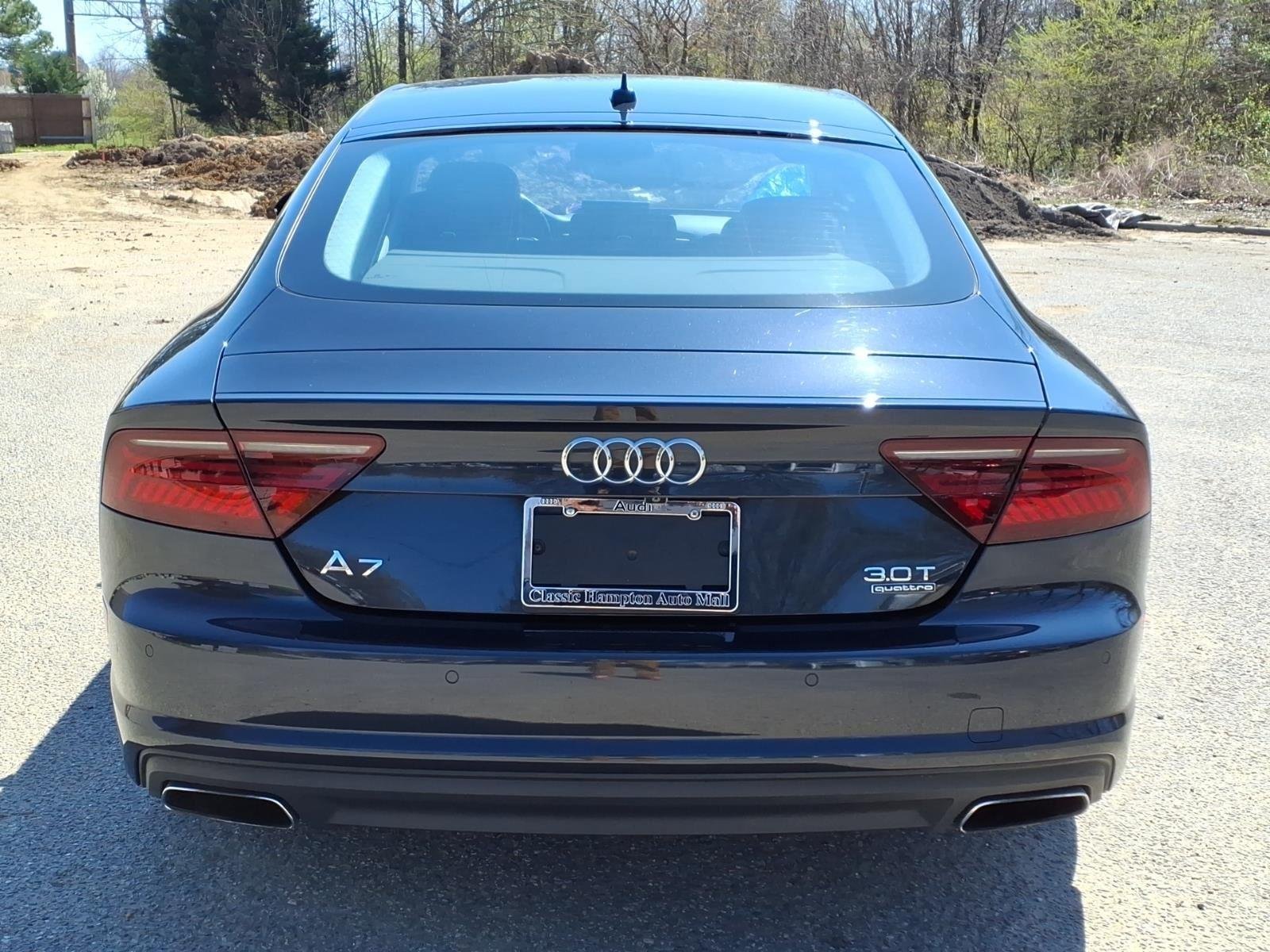 Used 2016 Moonlight Blue Metallic Audi 3.0 Premium Plus image 8