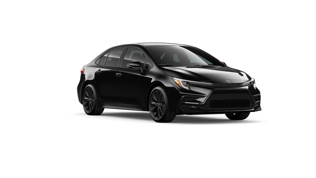 New 2026 Midnight Black Metallic Toyota Hybrid SE image 15