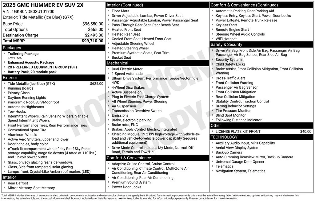 Used 2025 Blue GMC 2X image 9