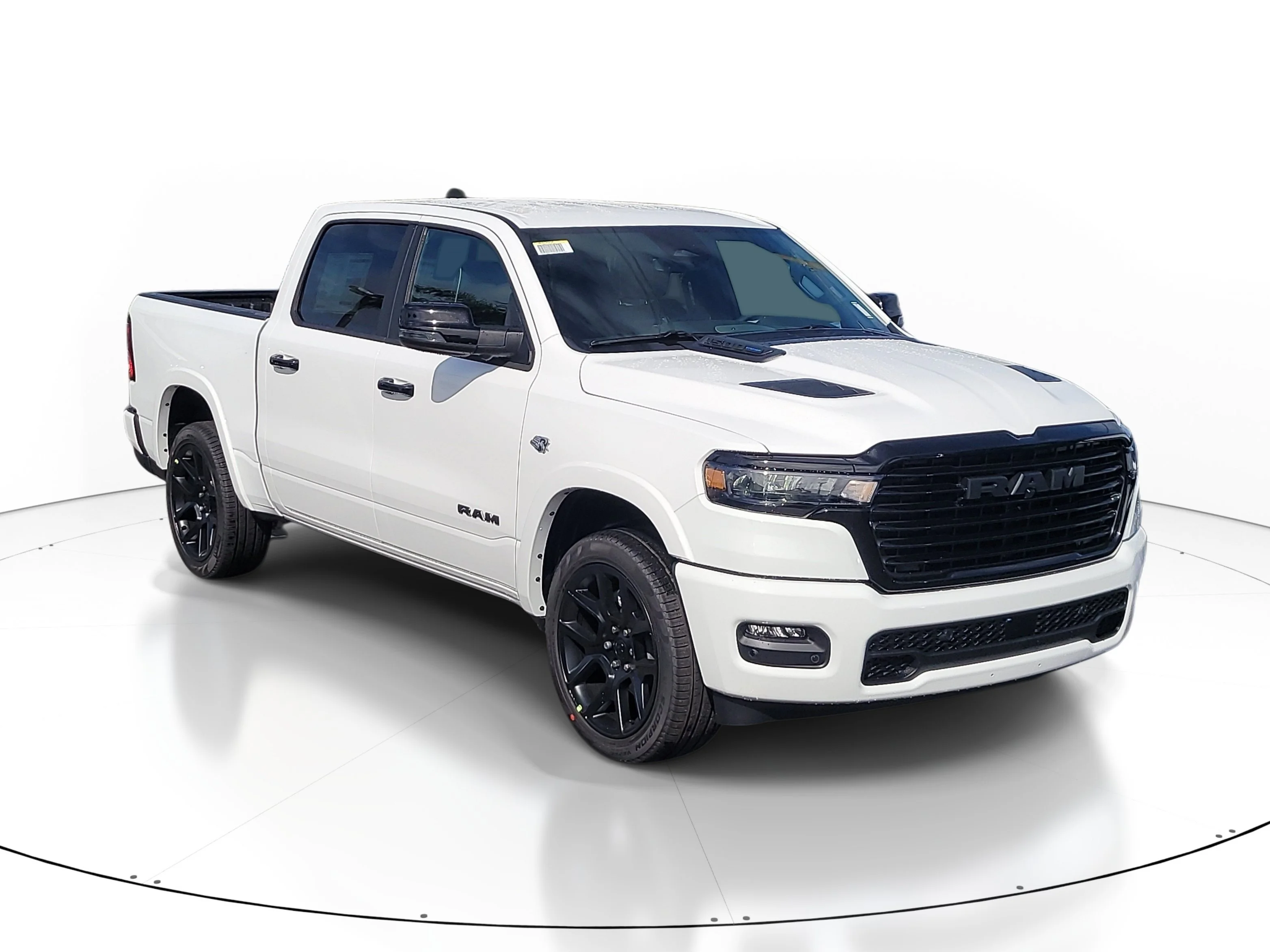 New 2026 Bright White Clearcoat RAM Laramie image 2
