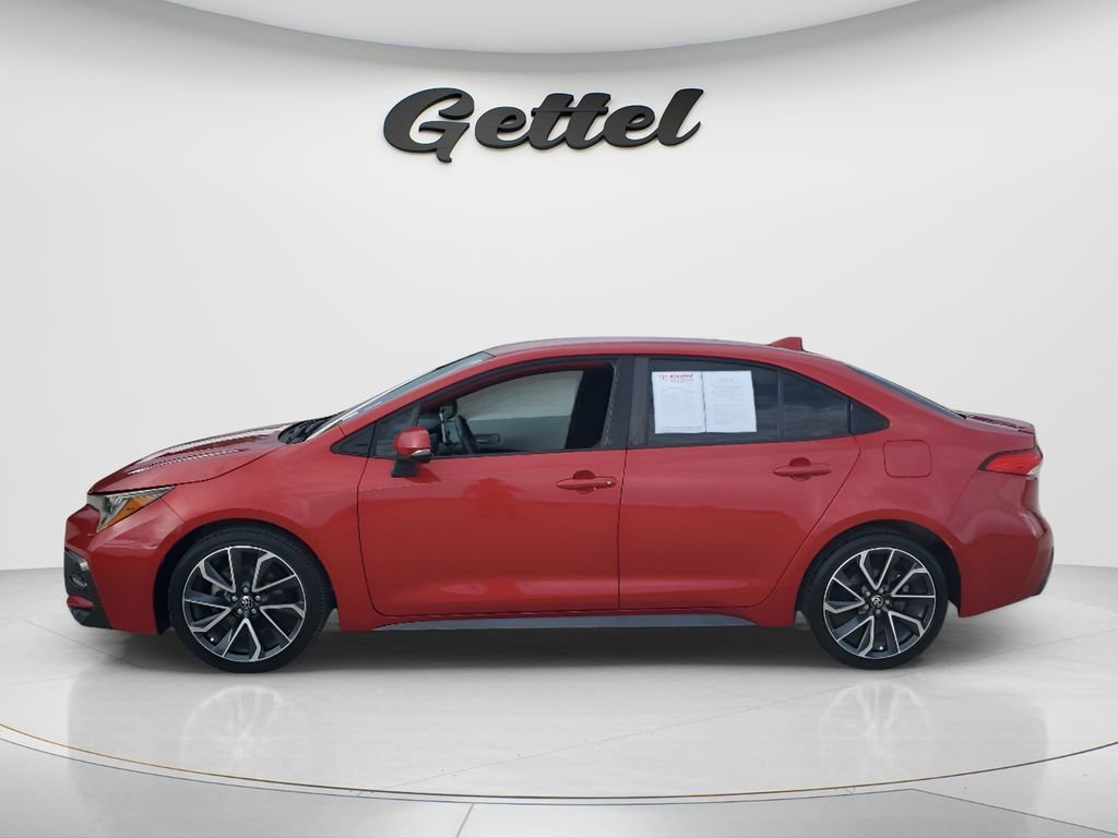 Certified Used 2021 Red Toyota SE image 8