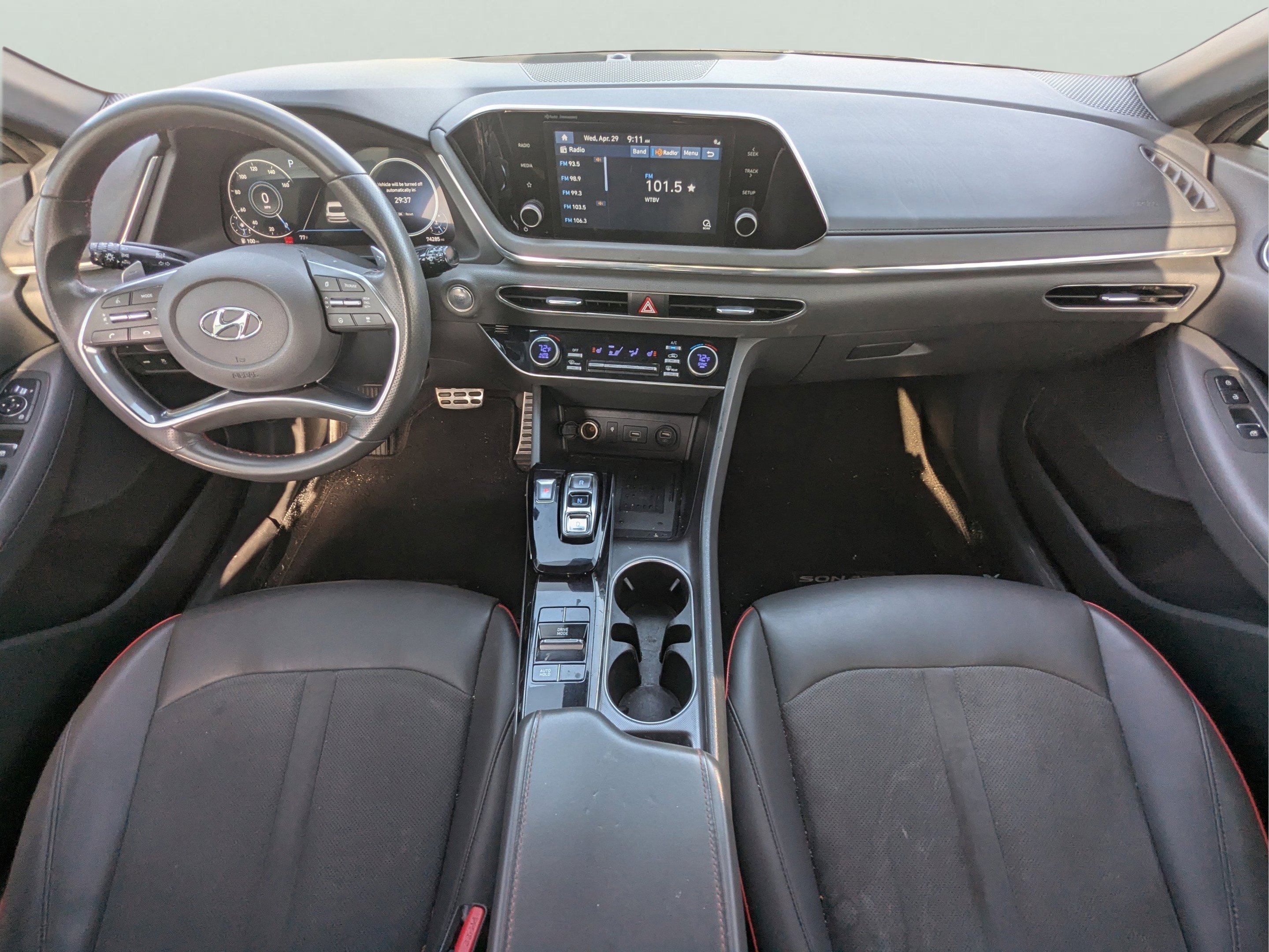 Used 2021 Shimmering Silver Pearl Hyundai SEL Plus image 13