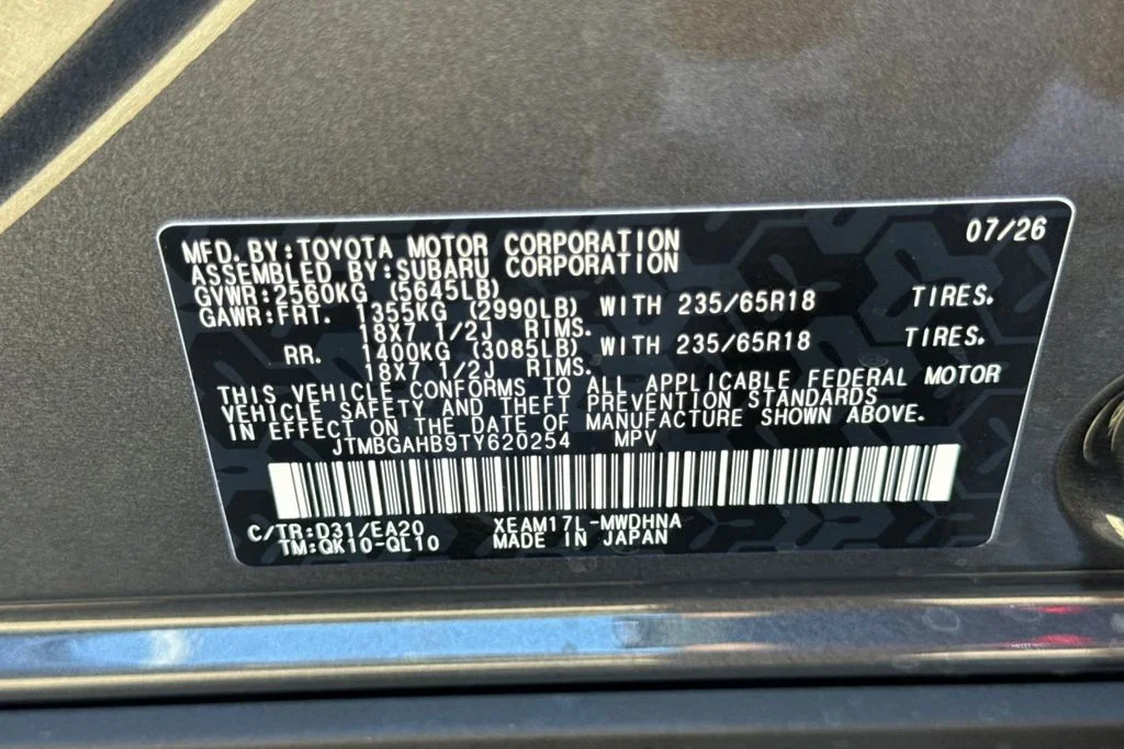 New 2026 Pavement Toyota  image 37