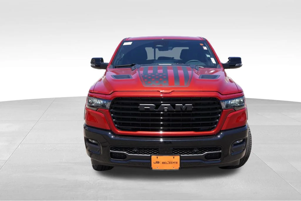 New 2026 Molten Red Pearl-Coat Exterior Paint RAM Laramie image 8