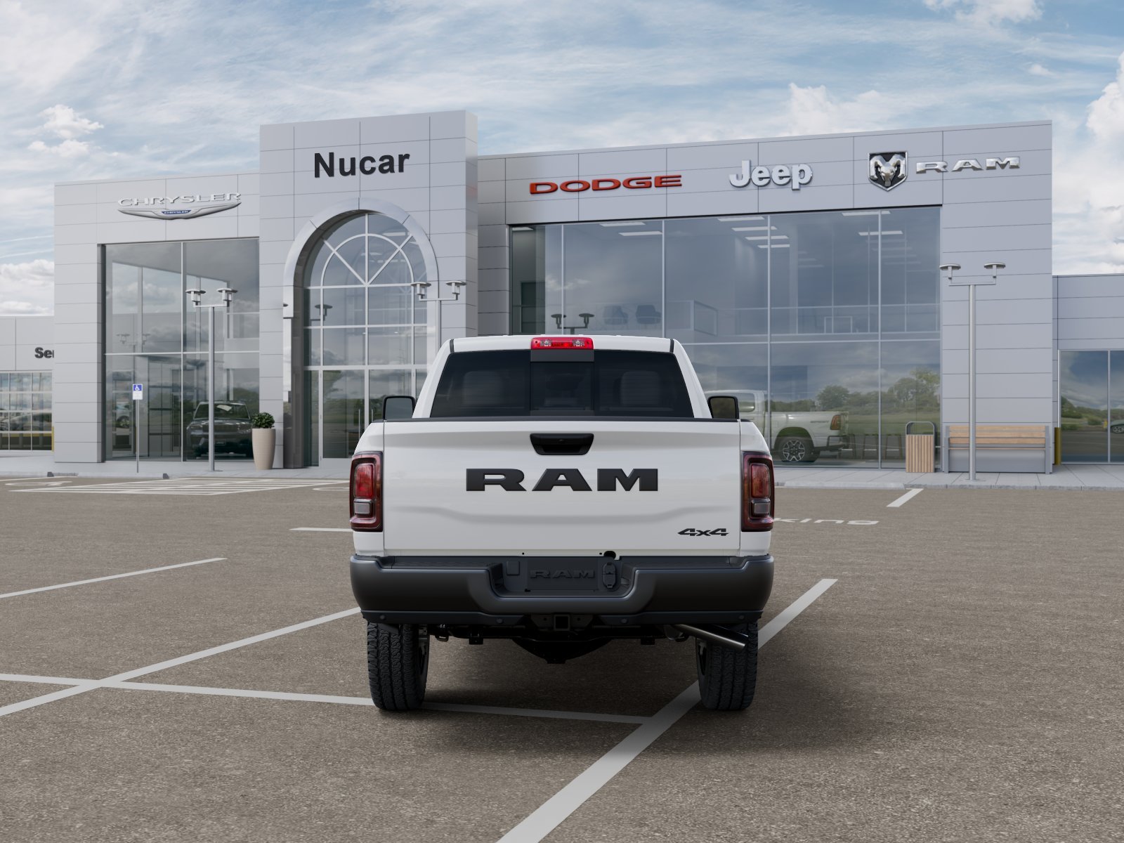 New 2026 Bright White Clear-Coat Exterior Paint RAM Tradesman image 24