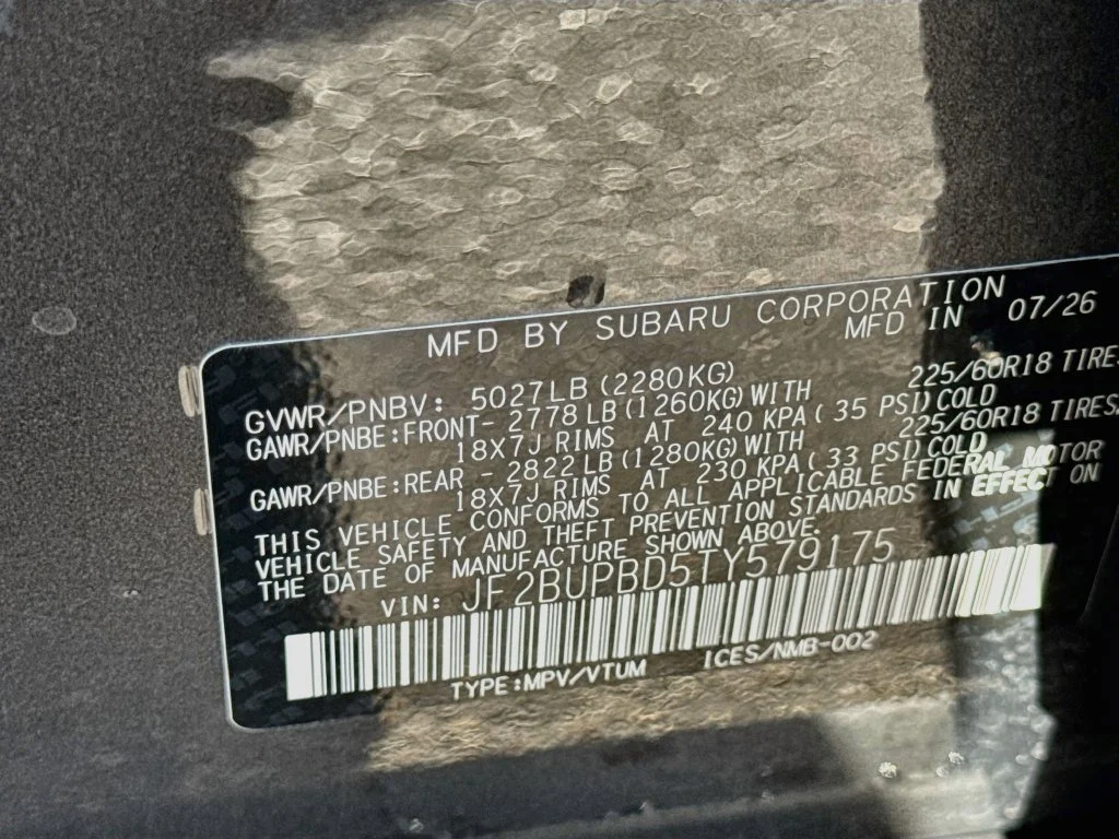 New 2026 Gray Subaru Premium image 43