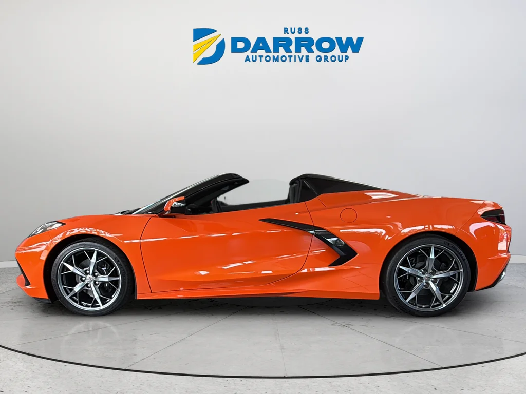 Used 2021 Orange Chevrolet Stingray image 2