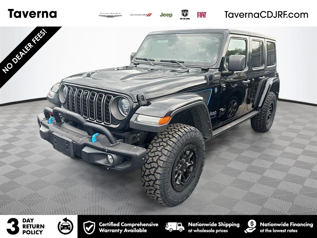 Used 2023 Black Jeep Rubicon 20th Anniversary Edition 4xe image 1