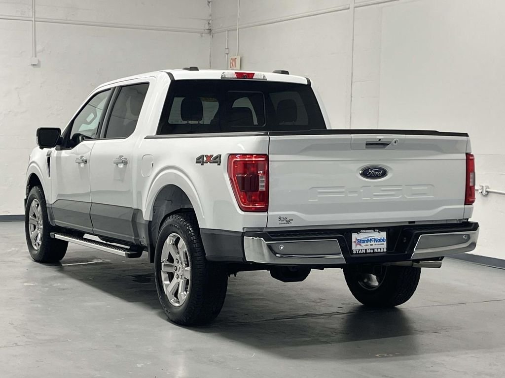Used 2022 Oxford White Ford XLT Super Crew  4x4 5.0L 1 Owner 302A image 6