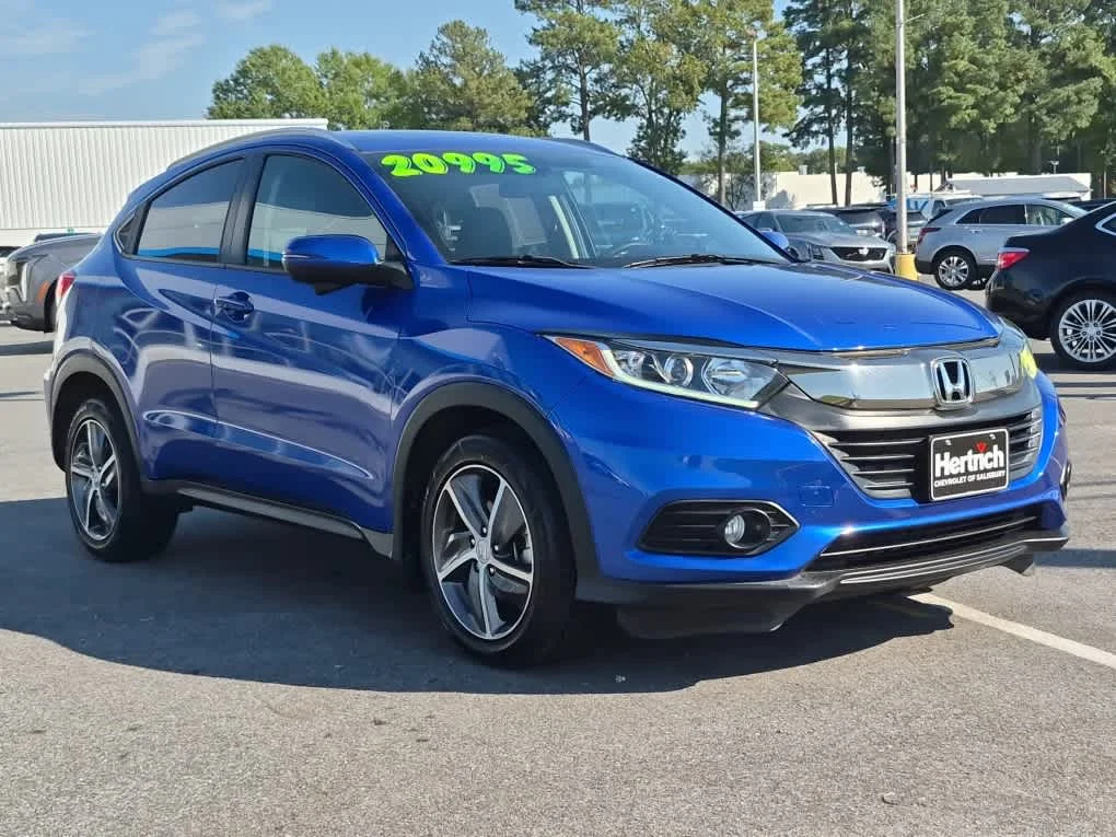 Used 2022 Aegean Blue Metallic Honda EX image 2