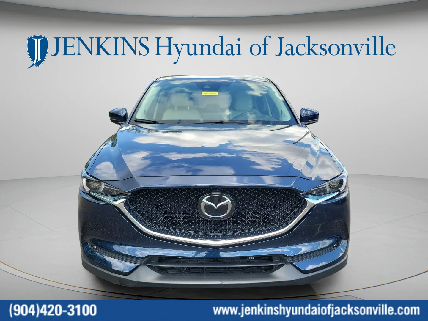 Used 2021 Deep Crystal Blue Mica Mazda Grand Touring image 8
