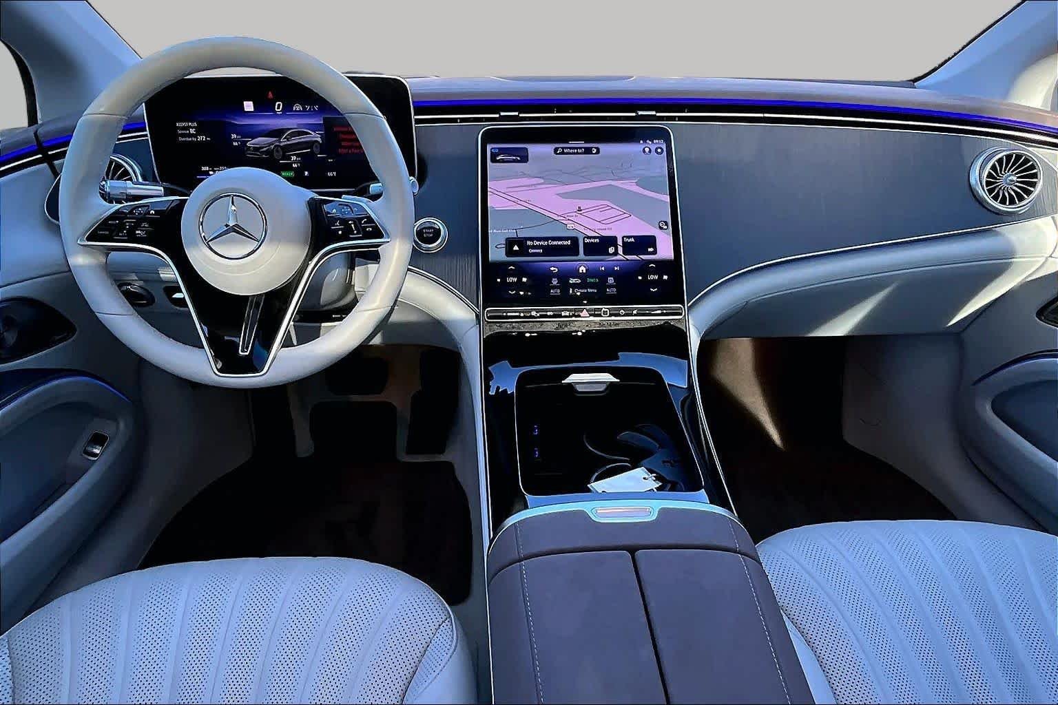 Certified Used 2023 Obsidian Black Metallic Mercedes-Benz EQS 450+ image 16
