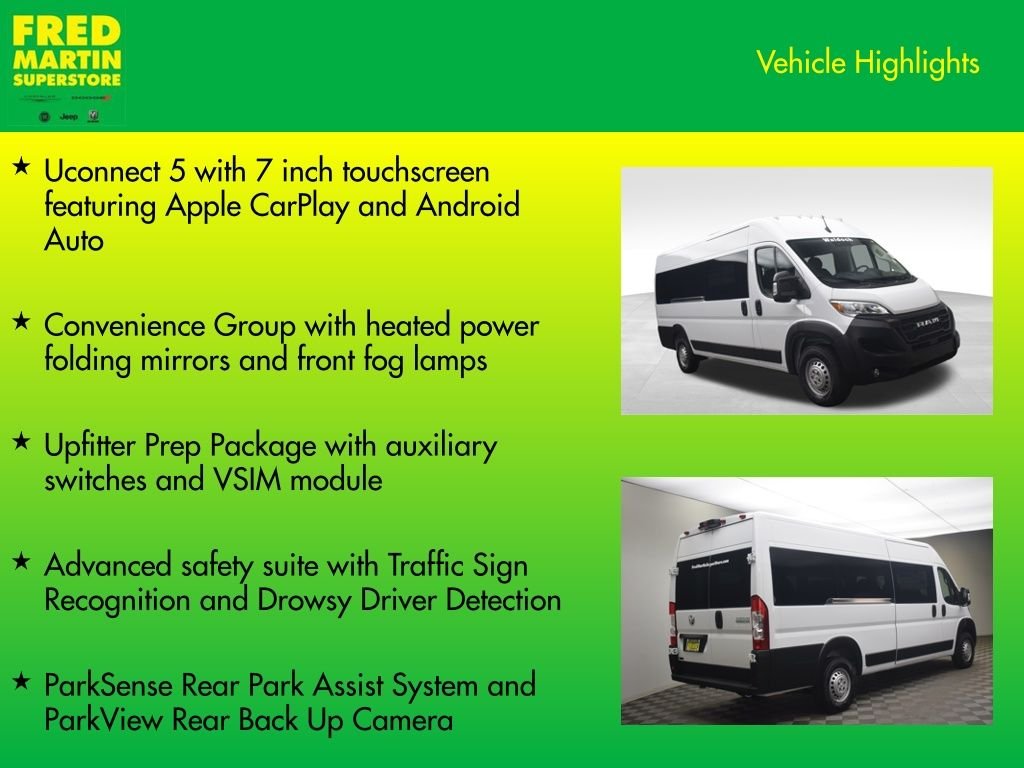 New 2026 Bright White Clearcoat RAM High Roof image 15