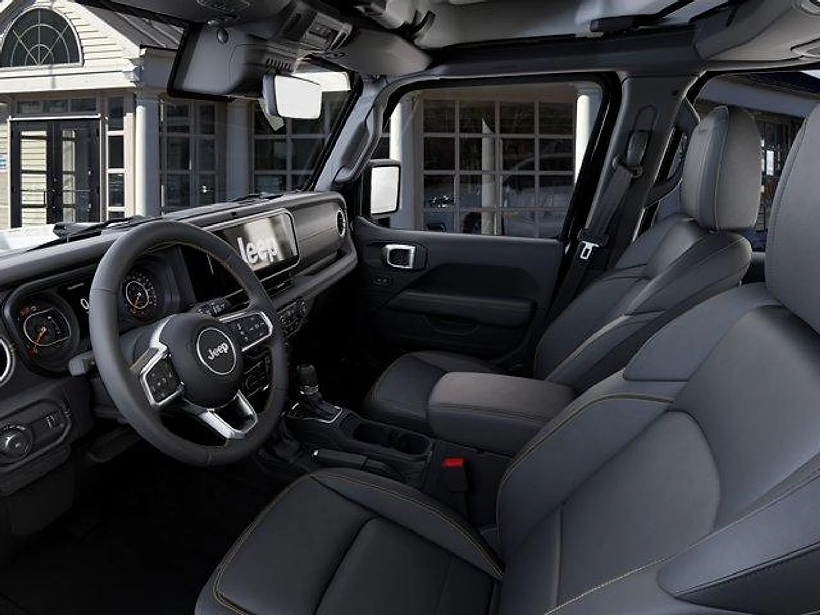 New 2026 Black Clear-Coat Exterior Paint Jeep 4-Door Sahara 4x4 image 22